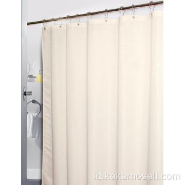 Pure Polyester Jacquard Fabric Waterproof Shower Curtain